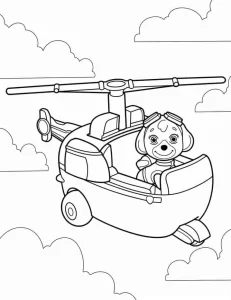 coloriage Pat Patrouille a dessiner et imprimer
