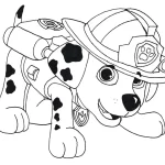 coloriage Pat Patrouille de pour enfants