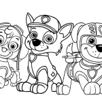 coloriage Pat Patrouille pour enfant à imprimer