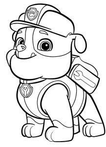 coloriage Pat Patrouille a imprimer