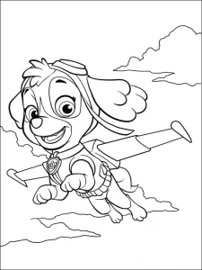 coloriage Pat Patrouille a colorier en ligne gratuitement