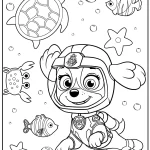 coloriage Pat Patrouille pour enfant de 3 ans