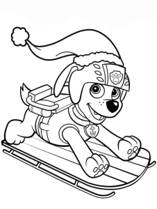 coloriage Pat Patrouille pour enfant de 2 ans