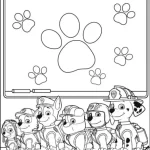 imprimer coloriage Pat Patrouille
