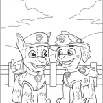 imprimer coloriage Pat Patrouille pour enfant