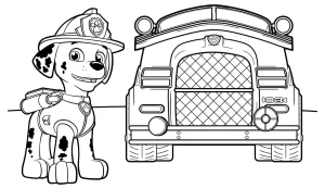 imprimer coloriage Pat Patrouille gratuit