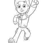 coloriage Pat Patrouille educatif pour enfant