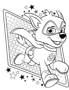 télécharger coloriage Pat Patrouille gratuit