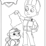 coloriage Pat Patrouille pour enfants a imprimer