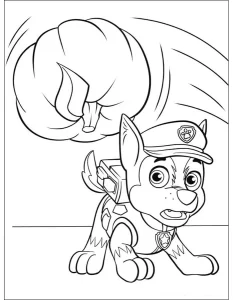 coloriage Pat Patrouille de pour enfants