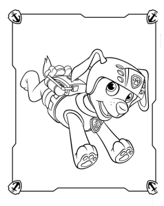 imprimer coloriage Pat Patrouille pour enfant