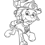 coloriage Pat Patrouille pour enfant de 10 ans