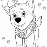 coloriage Pat Patrouille pour enfant de à imprimer