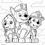 coloriage Pat Patrouille d