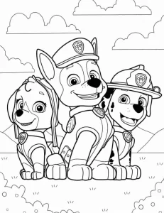 coloriage Pat Patrouille d