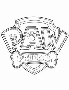 coloriage Pat Patrouille pour enfants à imprimer