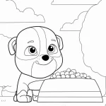 coloriage Pat Patrouille a dessiner en ligne