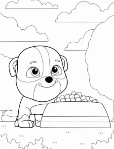 coloriage Pat Patrouille a dessiner en ligne
