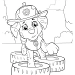 coloriage Pat Patrouille pour enfant de 10 ans