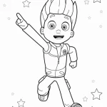 coloriage Pat Patrouille pour enfant de 3 ans