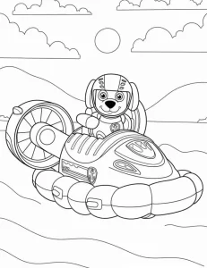 coloriage Pat Patrouille a imprimer gratuit