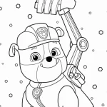 coloriage Pat Patrouille pour enfant de à imprimer