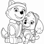 coloriage Pat Patrouille et decoupage