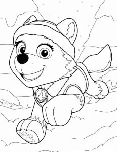 coloriage Pat Patrouille et decoupage a imprimer gratuit
