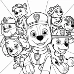 coloriage Pat Patrouille gratuit pour enfants