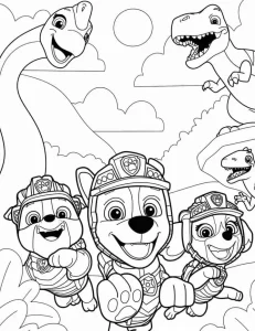 coloriage Pat Patrouille de pour enfants