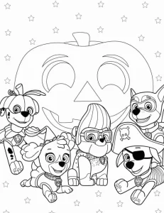 coloriage Pat Patrouille pour enfants à imprimer