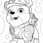 coloriage Pat Patrouille pour enfant de 8 ans