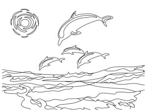 coloriage Plage pour enfant de à imprimer