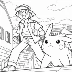 coloriage Pokemon à imprimer pour enfant de 6 ans