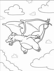 coloriage Pokemon pour enfant de 4 ans