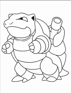 coloriage Pokemon pour enfant de 4 ans