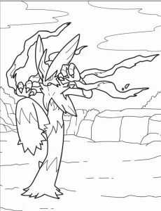 coloriage Pokemon à imprimer pour enfant de 4 ans