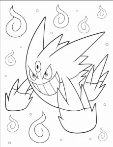 coloriage Pokemon de pour enfants