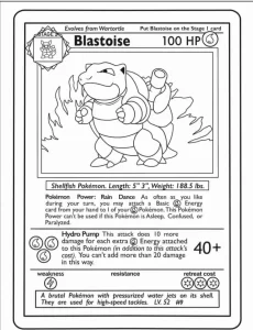imprimer coloriage Pokemon