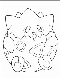 coloriage Pokemon pour enfant de 6 ans