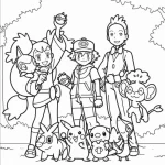 coloriage Pokemon à imprimer pour enfant de 7 ans