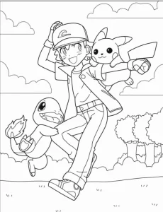 coloriage Pokemon pour enfants a imprimer gratuit
