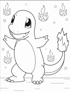 coloriage Pokemon pour enfant de 4 ans