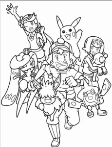 coloriage Pokemon gratuit a imprimer