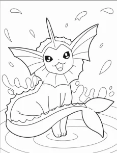coloriage Pokemon de pour enfants