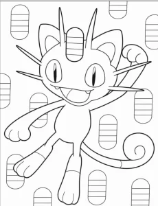 coloriage Pokemon pour enfant de 4 ans