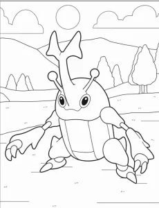coloriage Pokemon pour enfant de 7 ans