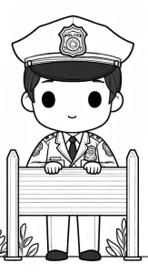 coloriage Police en ligne