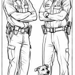 coloriage Police a dessiner et imprimer