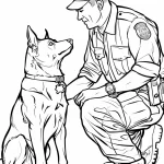 coloriage Police à imprimer pour enfant de 7 ans
